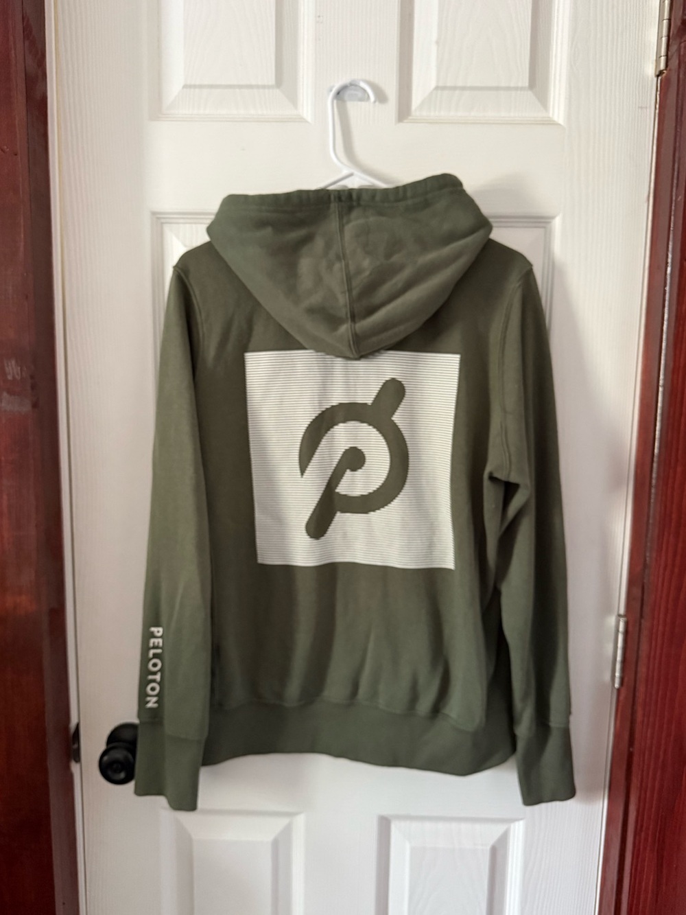 Olive Green PELOTON Zip Up Jacket size L